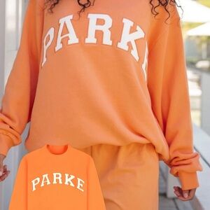 Parke Creamsicle Summerland Mockneck Brand New L/XL